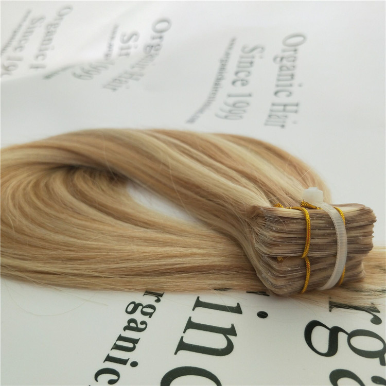 wholesale 100% young girl hair double drawn tape in hair extensions C12